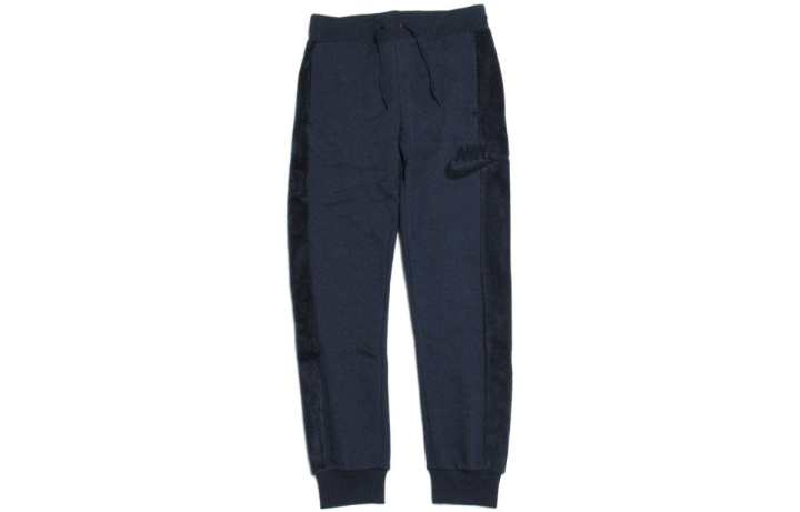 Nike Nike Knitted Sweatpants Men's Marine Blue Moderate Cuffed Pants