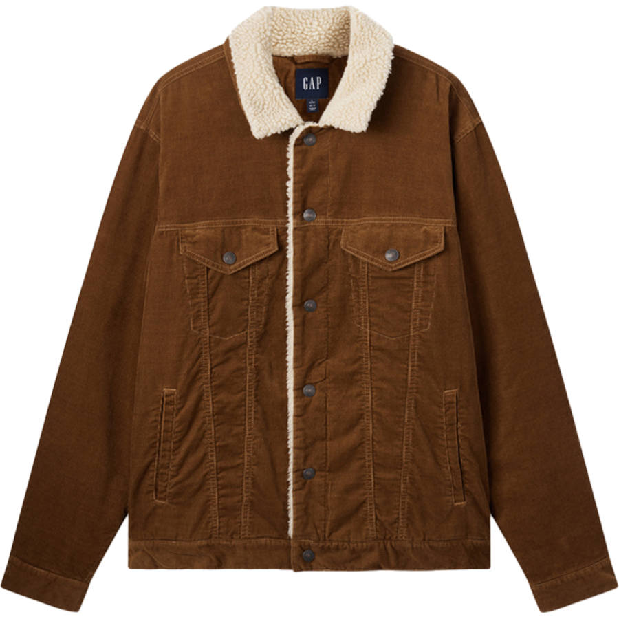 GAP GAP Jackets Unisex Coffee Lapel Moderate Other