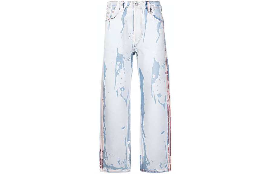 DIESEL Diesel 2010 Peel-Off Effect Logo Patch Jeans