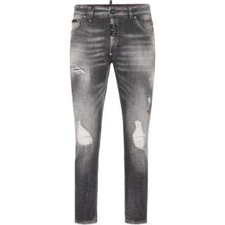 Philipp Plein distressed cropped skinny jeans