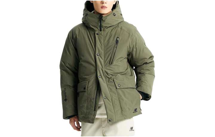 New Balance New Balance Down Jackets Men's Green Hooded Moderate Other