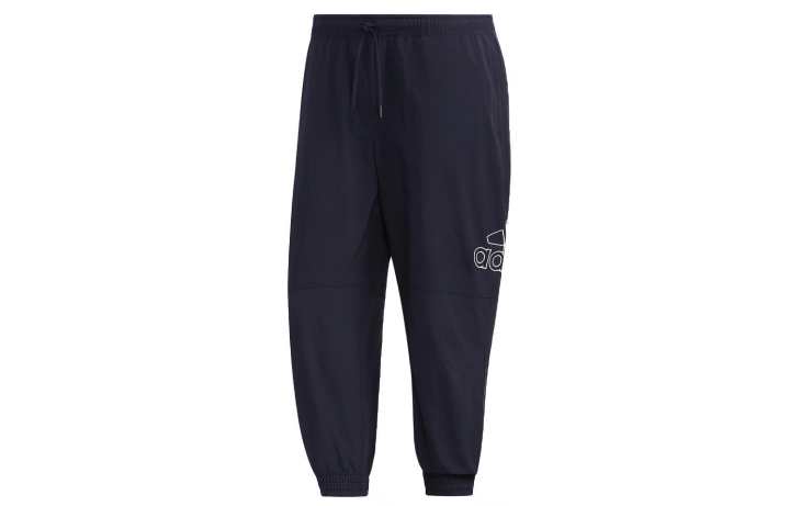 Adidas Adidas Knitted Sweatpants Men's Legend Blue Moderate Straight Fit Pants