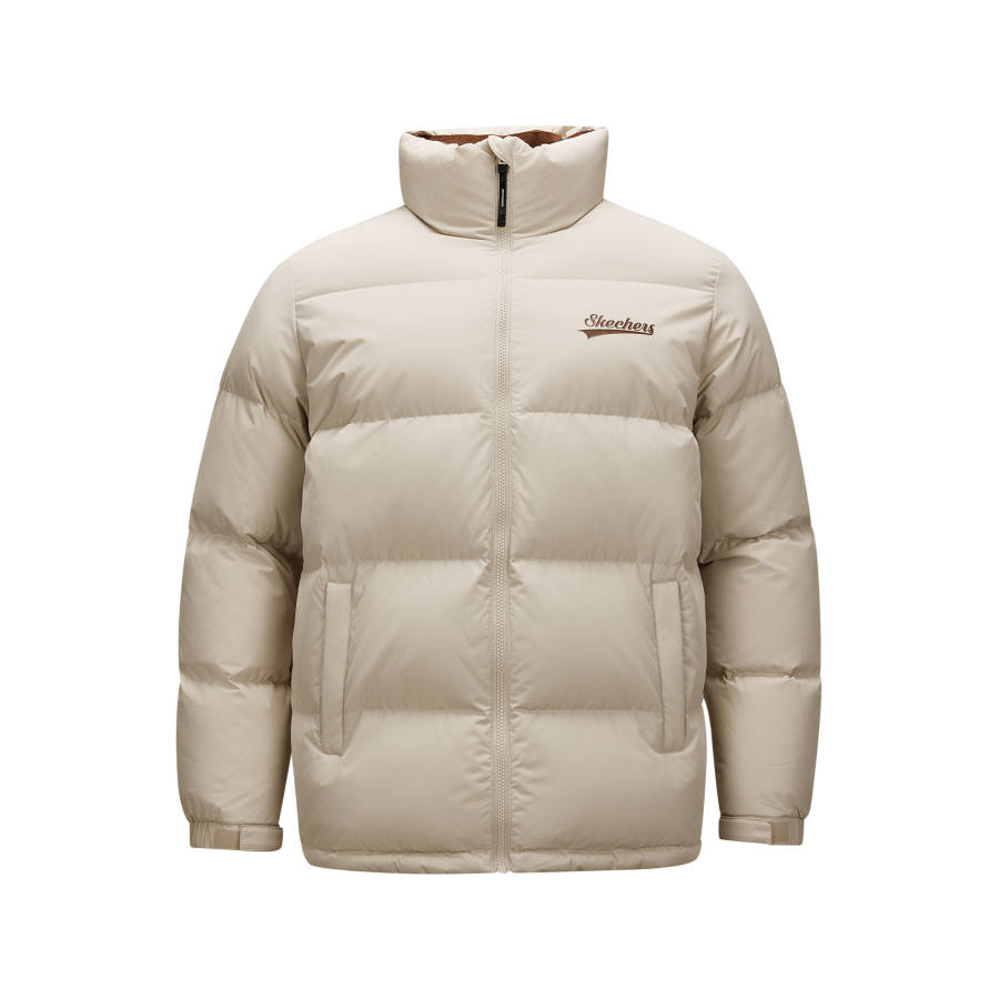Skechers Puffer Jacket Unisex Light Brown