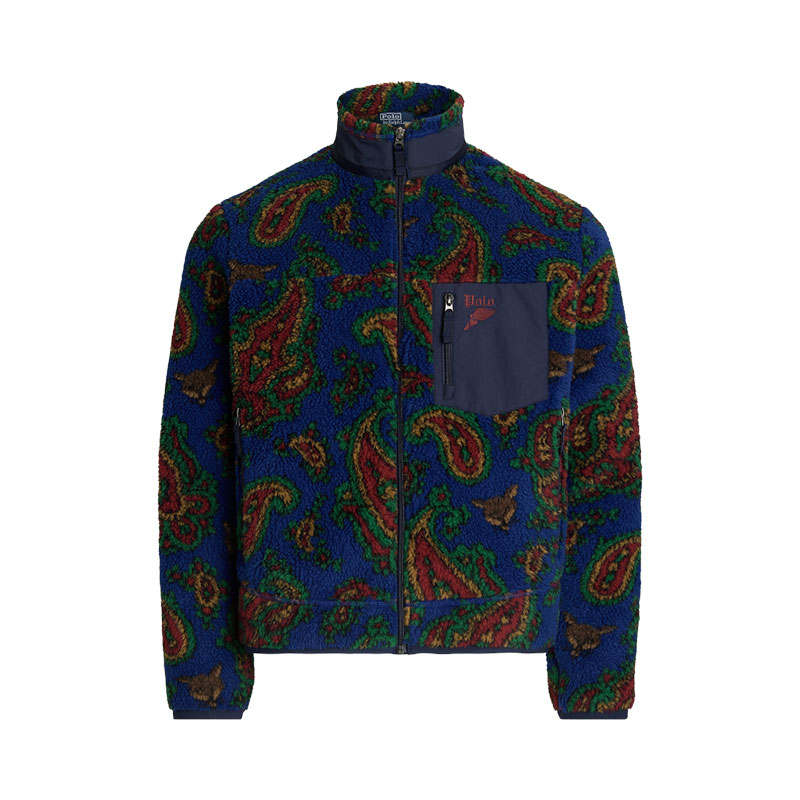 Polo Ralph Lauren Paisley Print Fleece Jacket