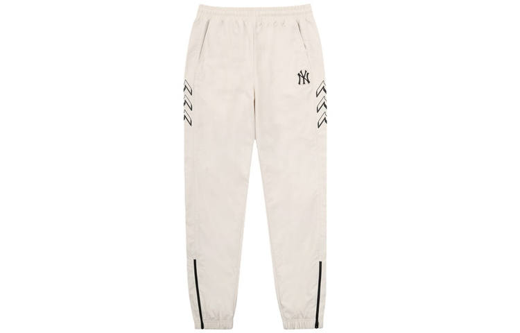 MLB MLB Casual Pants Unisex Beige Moderate Cuffed Pants