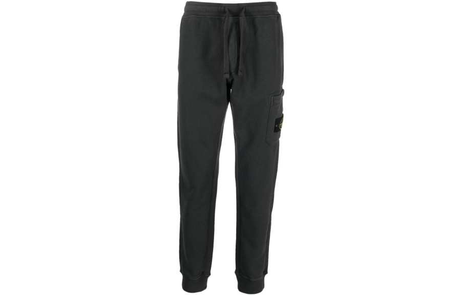 STONE ISLAND Knitted Sweatpants Men's Dark Gray