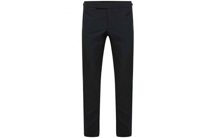 THOM BROWNE Casual Pants Men's Black Moderate Straight Fit Pants