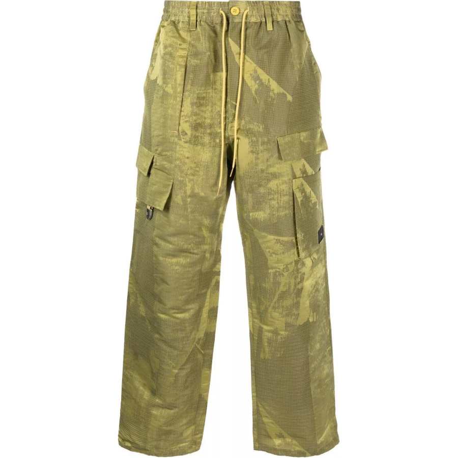 Y-3 Y 3 Cargo Pants Men's Green Moderate