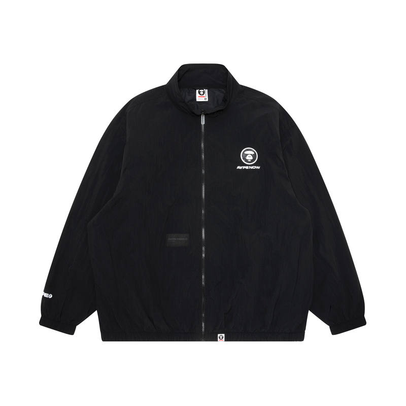 Aape Aape logo-appliqué zip-up jacket