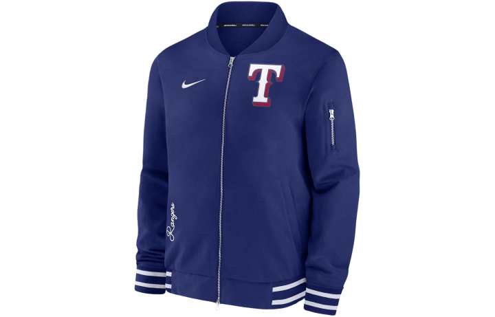 Nike Nike Texas Rangers Authentic Collection Men's Nike Mlb Full-Zip Bomber Jacket
