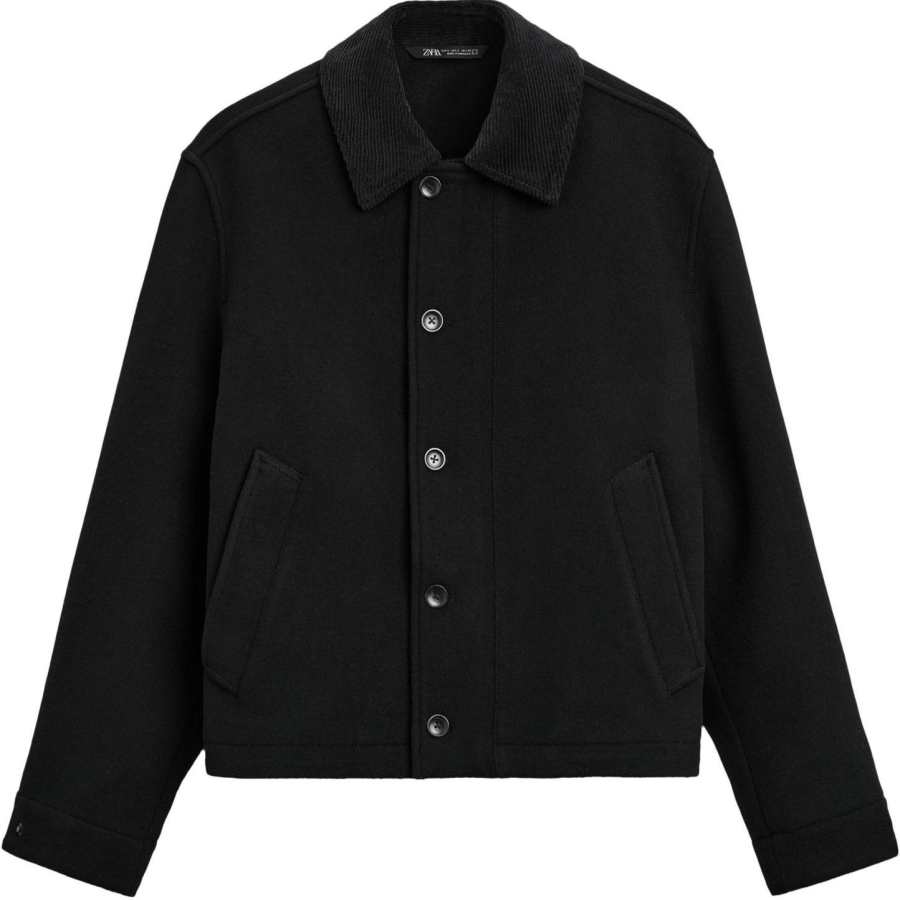 ZARA ZARA Jackets & Coats Men's Black