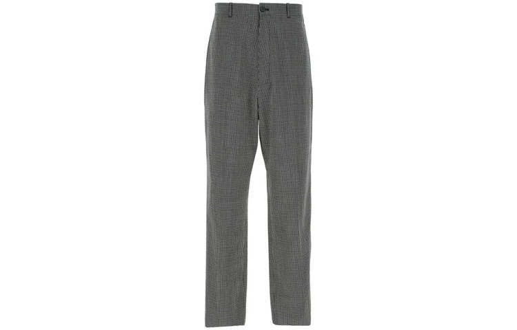 Balenciaga Casual Pants Loose Fit Men's Gray