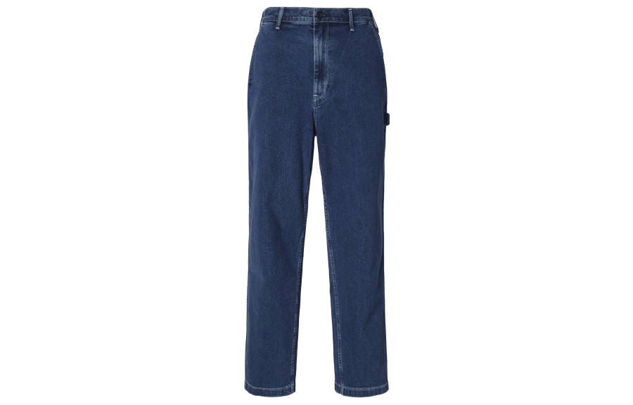 UNIQLO Jeans Men's Blue Moderate Cargo Pants