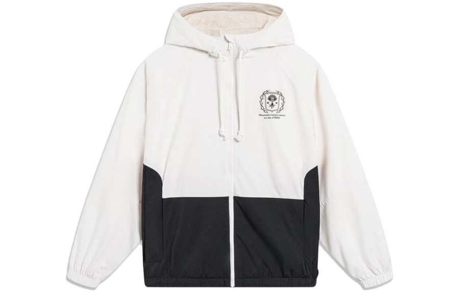 Li-Ning Li Ning Badfive Trench Coat Men's Ivory Black