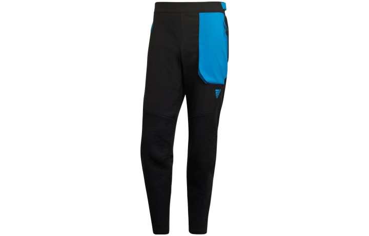 Adidas Adidas Knitted Sweatpants Men's Black Moderate Slim Fit Pants