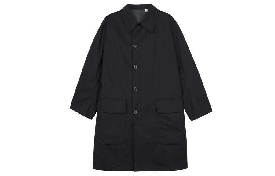 UNIQLO Trench Coat Unisex Black