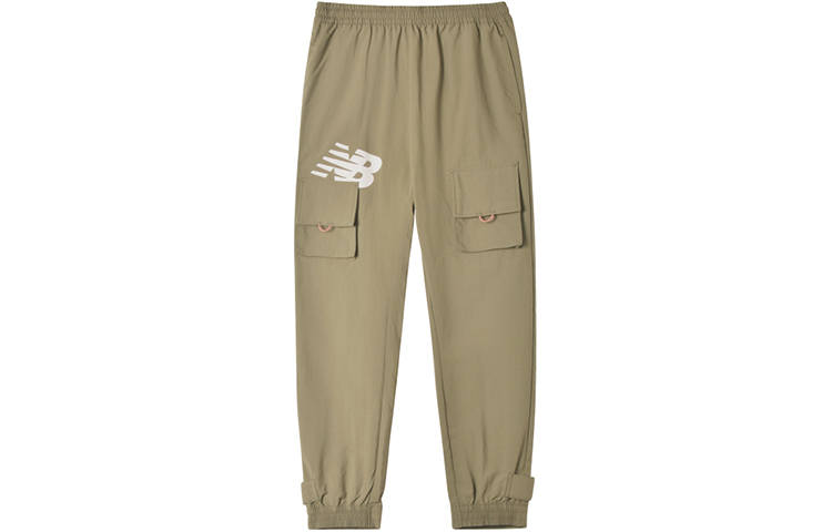 New Balance New Balance Knitted Sweatpants Men's Khaki Moderate Straight Fit Pants