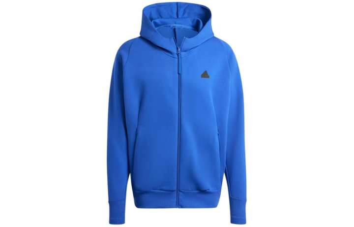 Adidas Adidas Z.N.E Premium Full Zip Hooded Track Jacket Jackets & Coats Men's Blue