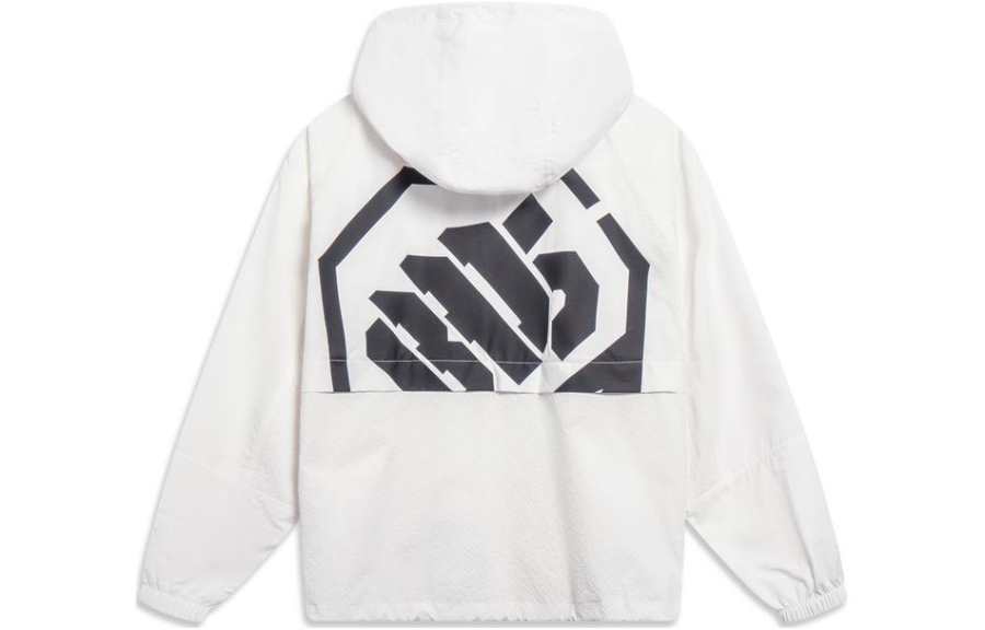 Li-Ning Li Ning BADFIVE Trench Coat Men's Ivory