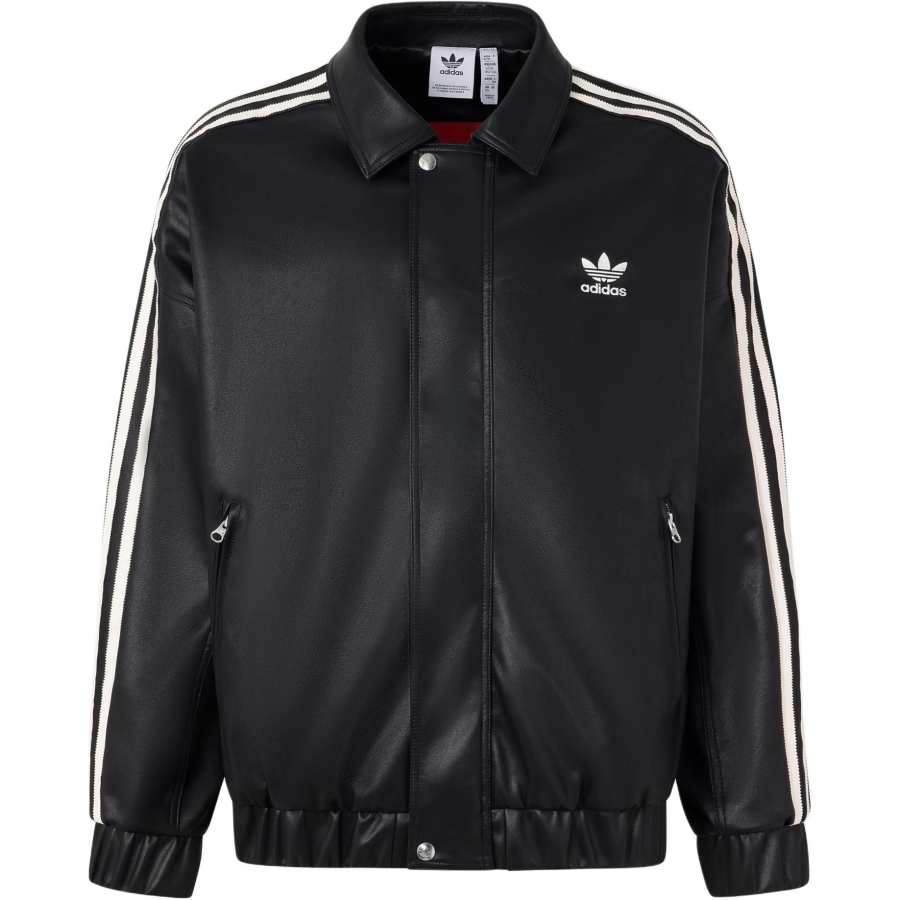 Adidas Originals x FEIFEI RUAN Leather Jacket Unisex Black