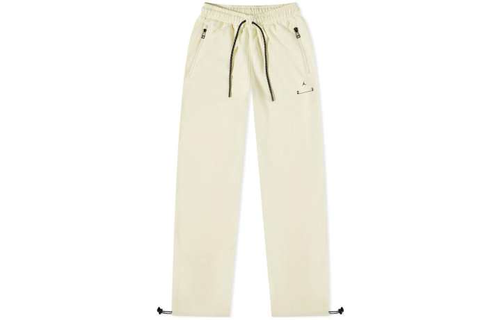 Jordan Jordan Knitted Sweatpants Men's Yellow Moderate Straight Fit Pants