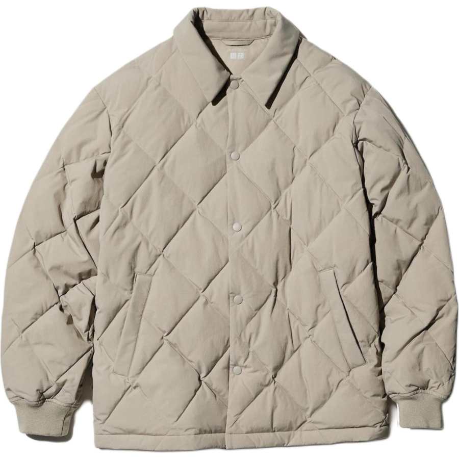 UNIQLO Puffer Jacket Men's Dark Beige
