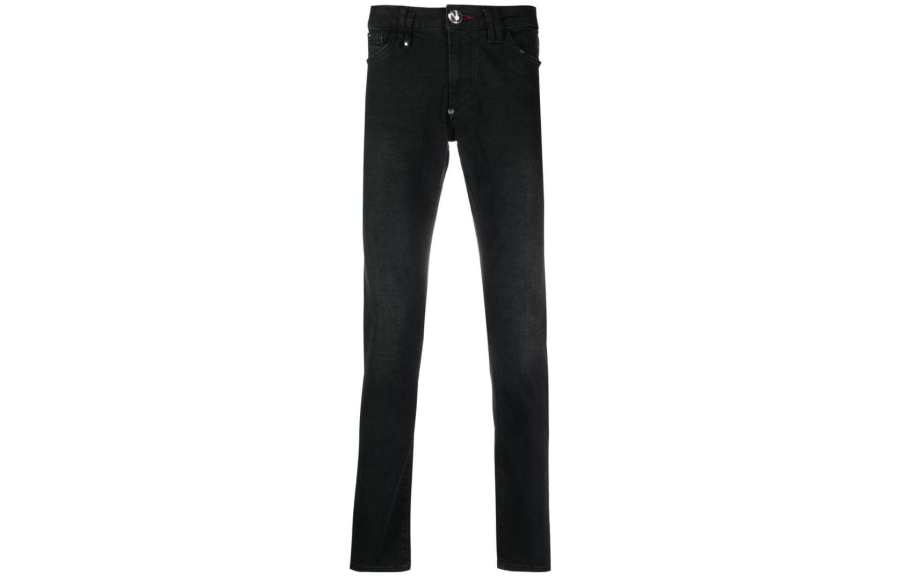 PHILIPP PLEIN 【Previous Season】logo-plaque slim-leg jeans