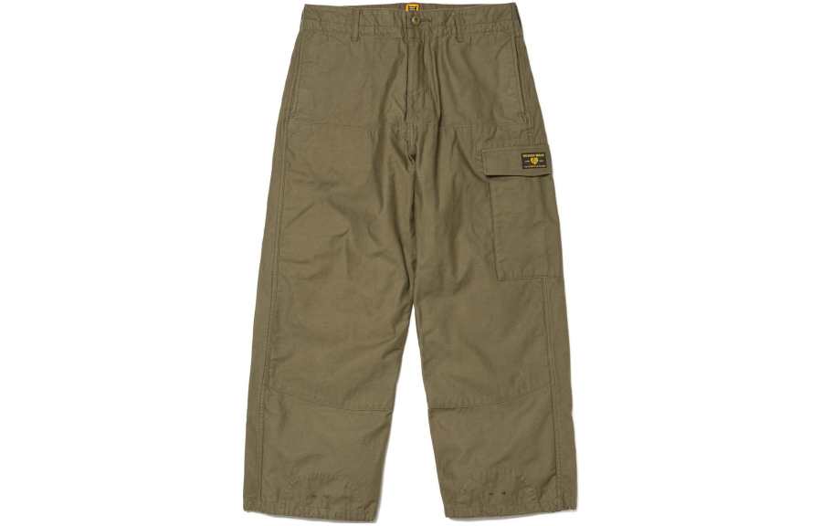 HUMAN MADE Human Made logo-patch trousers