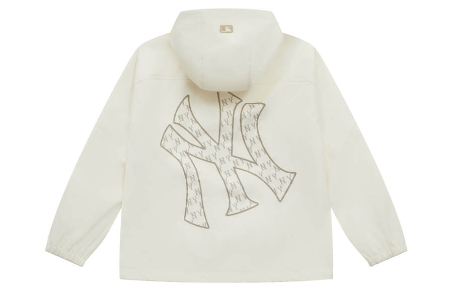 MLB Monogram Big Lux New York Yankees Jackets & Coats Unisex Linen Cream