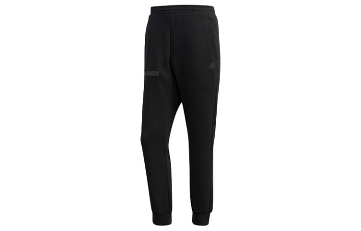Adidas Adidas Knitted Sweatpants Men's Black Moderate Cuffed Pants