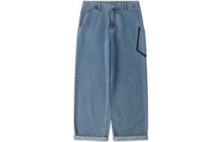 COUNTRY MOMENT Straight Fit Pants Thin Jeans Men's Blue