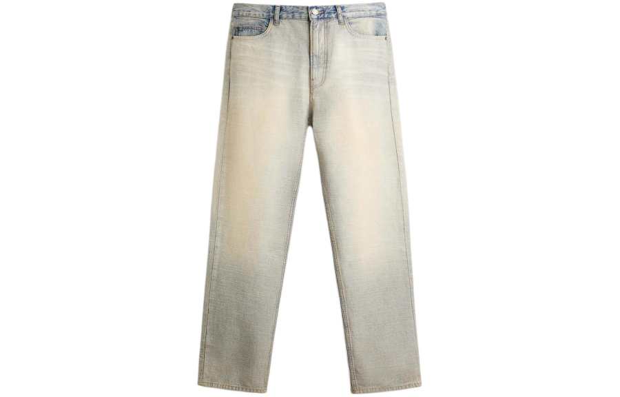 ZARA Jeans Men's Blue Moderate Straight Fit Pants