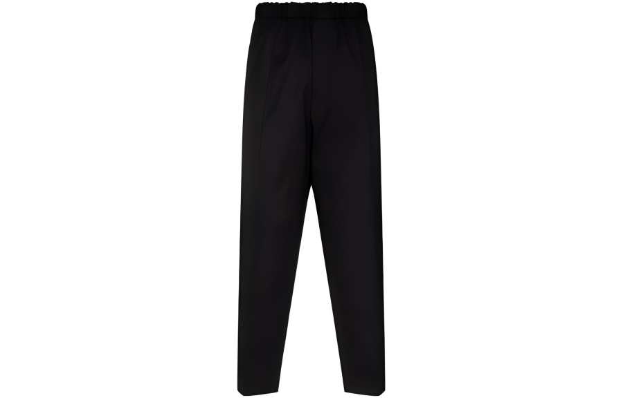 JIL SANDER Knitted Sweatpants Men's Black Moderate Straight Fit Pants