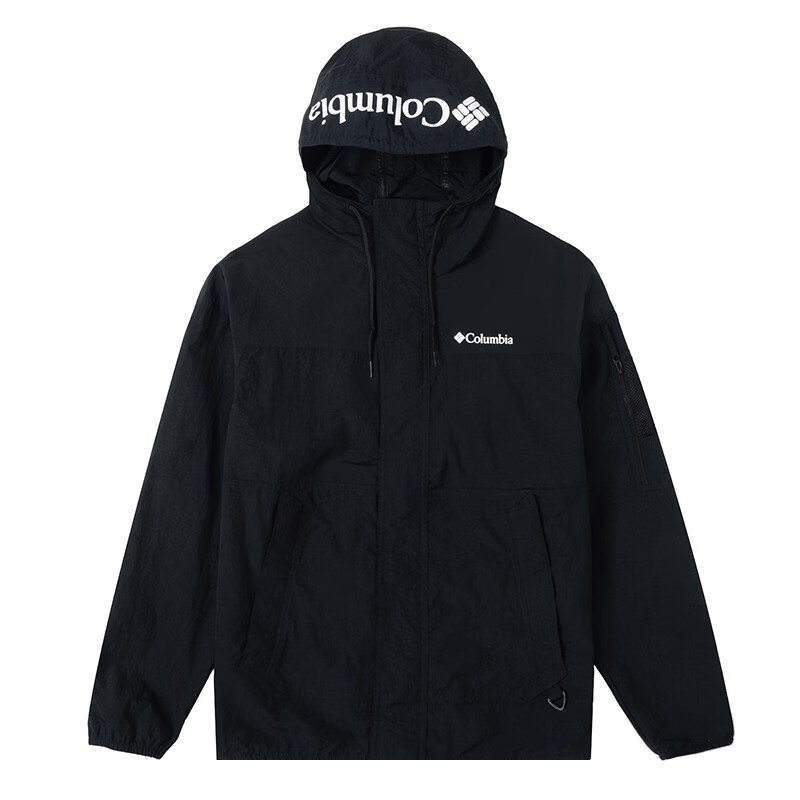 Columbia Jackets Men's Black Hooded Moderate Other