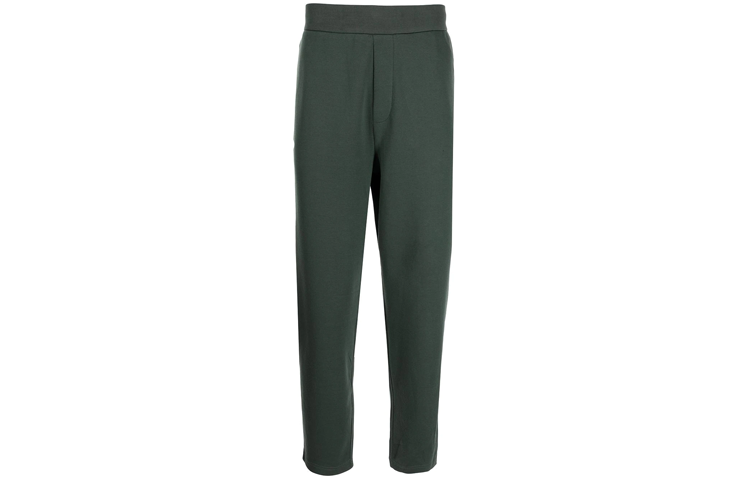 ARMANI EXCHANGE Knitted Sweatpants Men's Green Moderate Tapered Pants