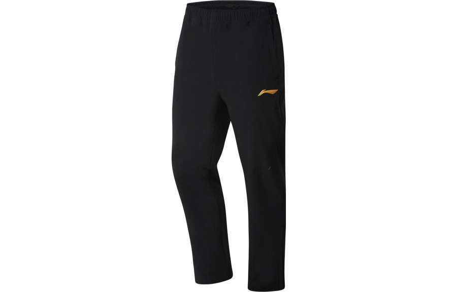 Li-Ning Li Ning Table Tennis Collection Knitted Sweatpants Men's Black Moderate Straight Fit Pants