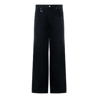 TERRA INCOGNITA Jeans Men's Black Moderate Wide Leg Pants