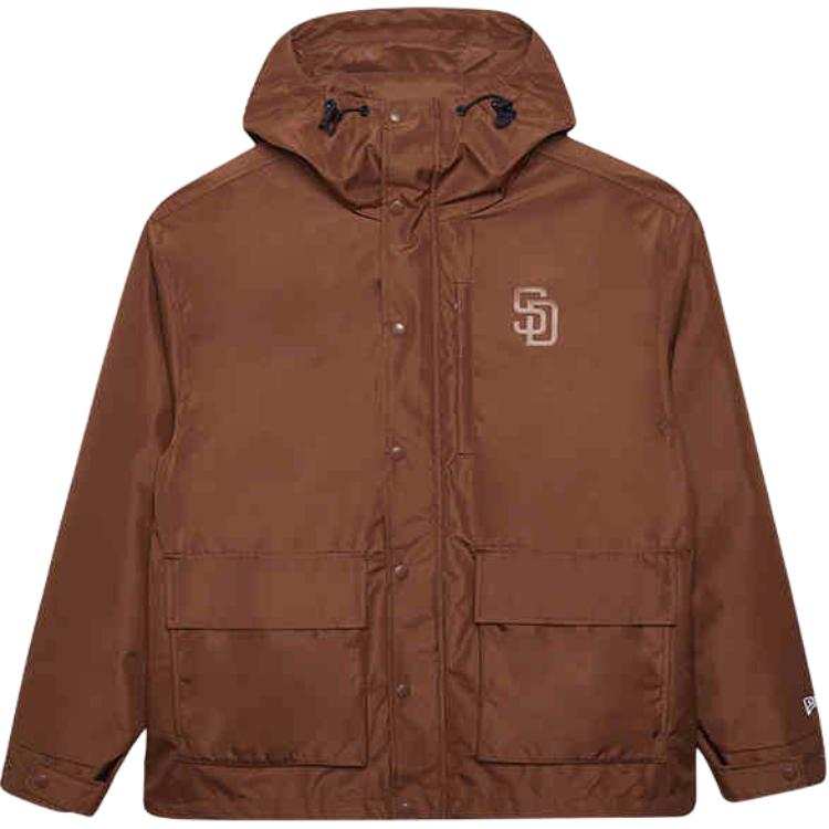 New Era FW24 Down Jacket Unisex Brown