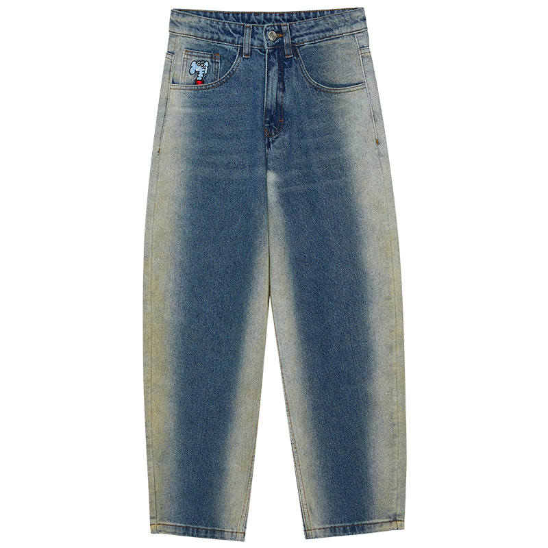 MIND ERROR MIND ERROR Jeans Unisex Moderate Straight Fit Pants
