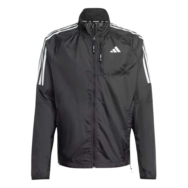 Adidas Adidas Own The Run3 Stripes Jacket Men's Black