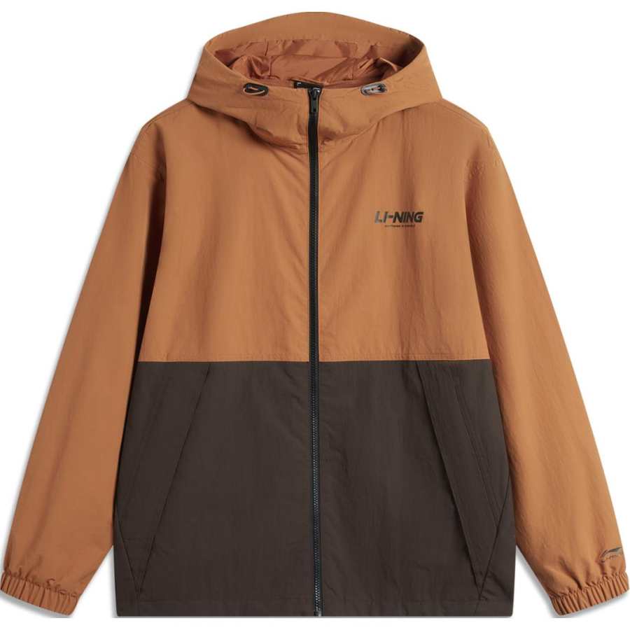Li-Ning Li Ning Lotus Leaf Jackets & Coats Unisex Amber Brown