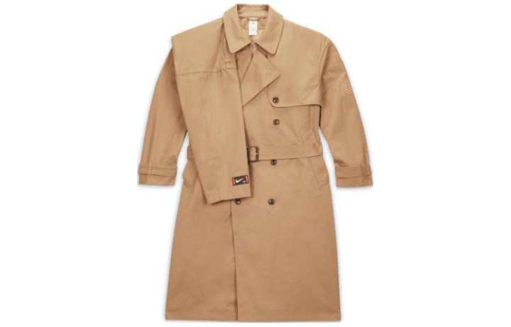 Nike Nike X Martine Rose SS23 Trench Coats Unisex Brown Lapel Moderate
