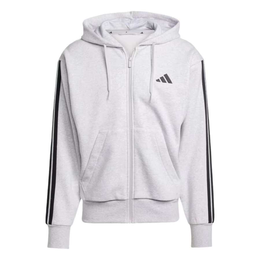 Adidas Adidas Free Shipping With AdiClub Essentials 3 Stripes Fleece Hoodie