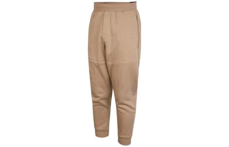 Adidas Adidas Knitted Sweatpants Men's Khaki Moderate Cuffed Pants