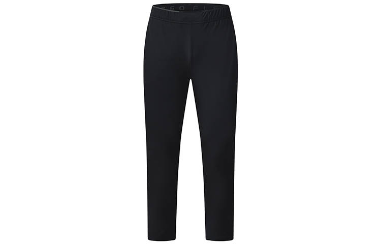 FILA Athletics Knitted Sweatpants Men's Pitch Black Moderate Straight Fit Pants