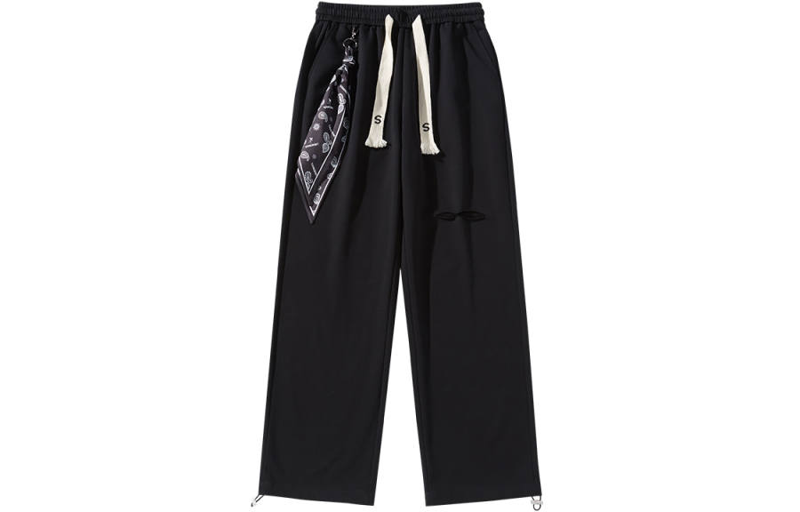 SandKnit Knitted Sweatpants Unisex Moderate Straight Fit Pants
