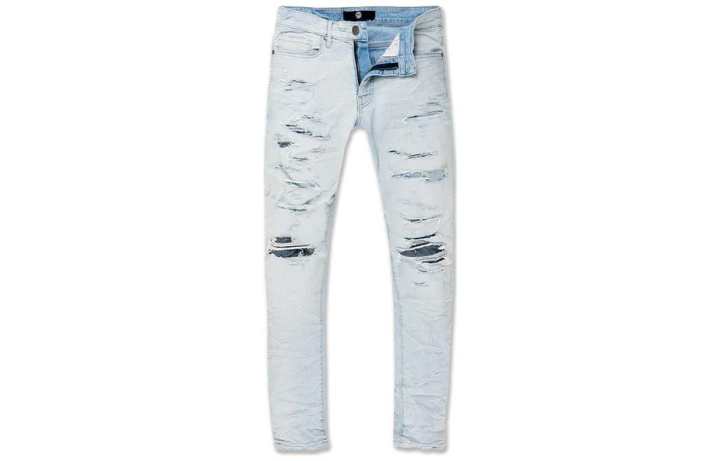 Jordan Jordan Jeans Men's Ice White Moderate Straight Fit Pants