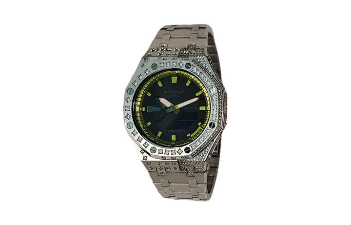 CASIO CASIO Custom Collection Electronic Movement Stainless Steel Strap Watch Men's Watches Black Dial