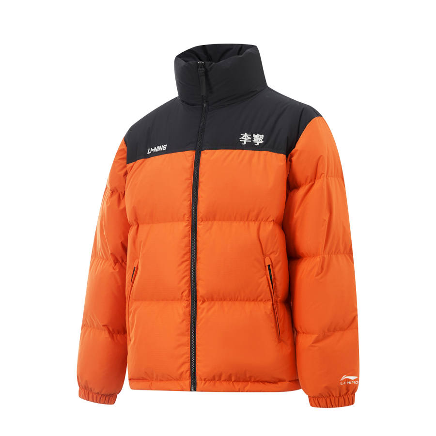 Li-Ning Li Ning Down Jacket Unisex Ochre Orange