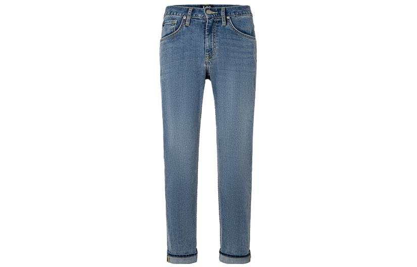 Lee Lee Jeans Men's Light Blue Moderate Straight Fit Pants